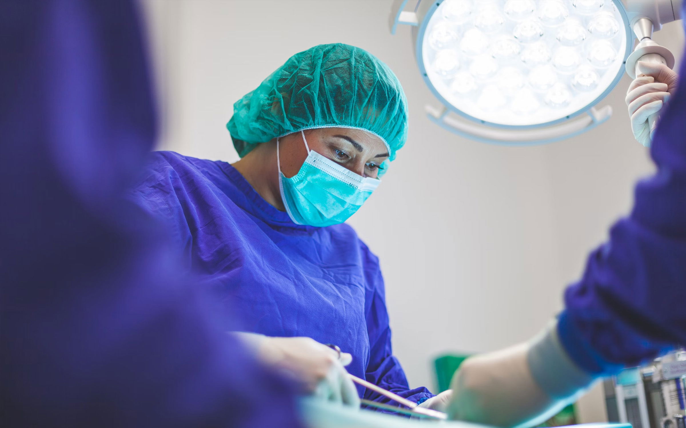 Surgeon in operating room